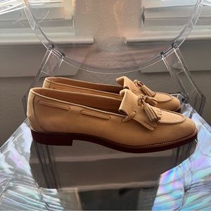 Rare Gucci Vintage 80’s Tan Cognac Tassel Loafers 39